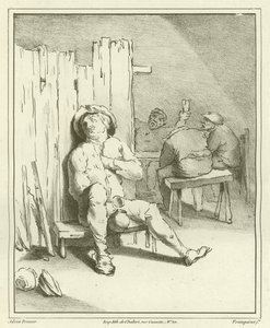 Un ivrogne endormi - Adriaen Brouwer